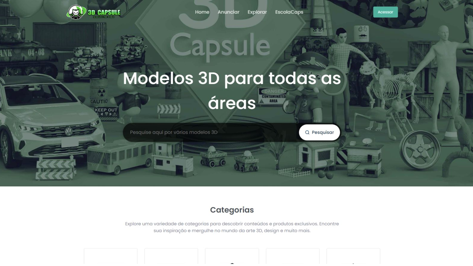 Projeto Marketplace 3D Capsule