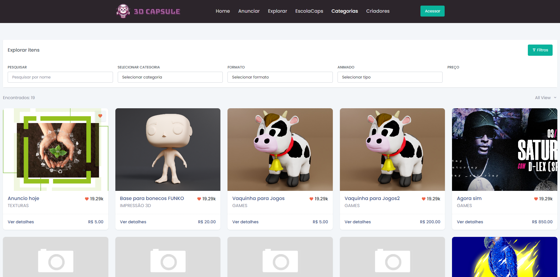 Marketplace 3D Capsule — imagem 3