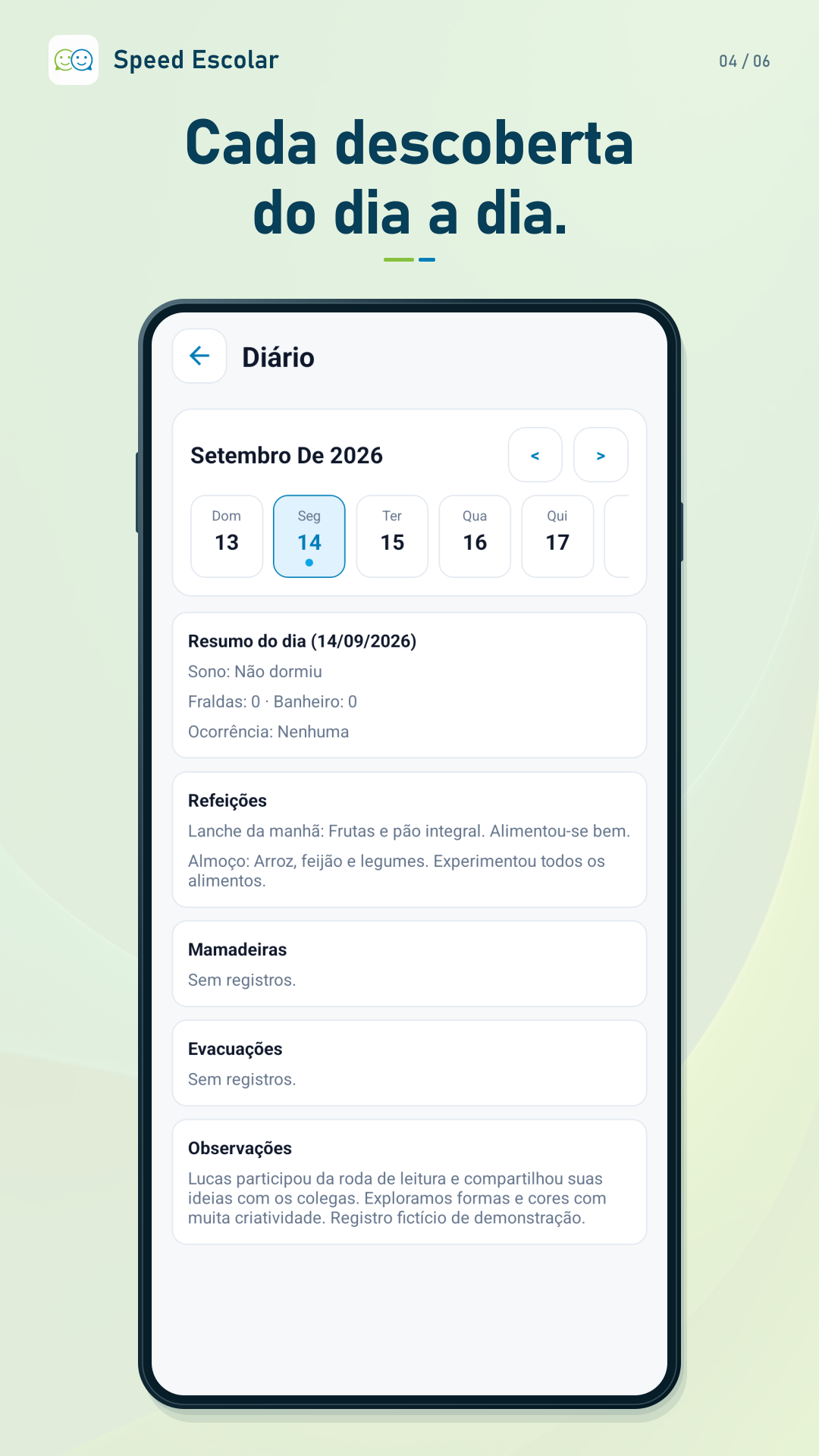 Speed Comunicação Escolar — App — imagem 4